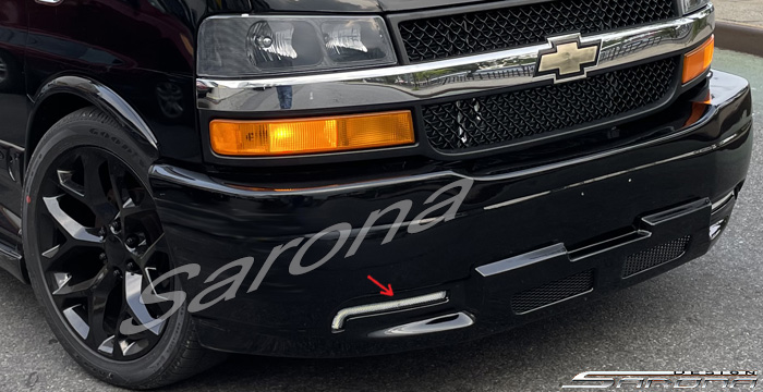 Custom GMC Savana Van  All Styles Front Bumper (2003 - 2026) - $690.00 (Part #GM-030-FB)